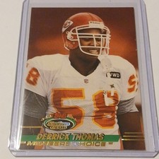 Topps Stadium Club Derrick Thomas #492 Kansas City Chiefs NFL 1993 Card