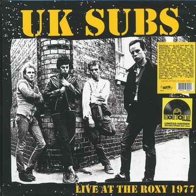 UK Subs - Live At The Roxy 1977 (RSD 2024) (yellow vinyl) [New Vinyl LP]