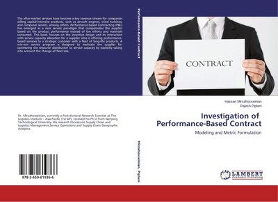 Investigation of Performance-Based Contract Modeling and Metric Formulation Buch