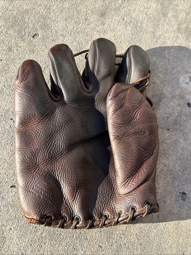 1920s Ken Wel Dazzy Vance Model Left Handed Baseball Glove Pat. 1924 - Picture 1 of 11