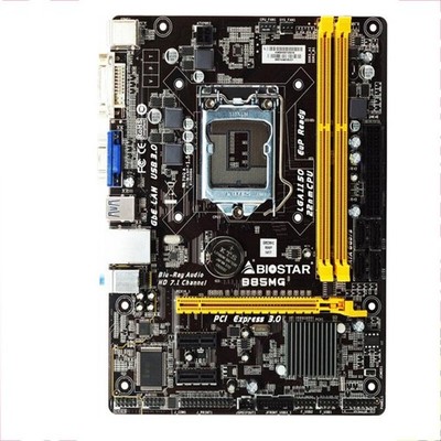 For BIOSTAR B85MG Desktop Motherboard LGA1150 DDR3 SATA3 B85 M-ATX *yt