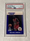 1988 Kenner Starting Line Up Michael Jordan PSA 9 Mint Card Basketball NBA