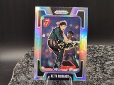 2025 Panini Prizm Rolling Stones #40 Keith Richards Silver Prizm Holo