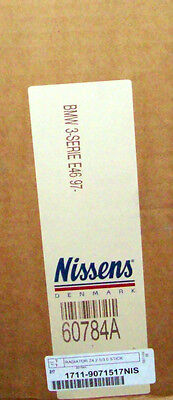 Radiator Nissens 17 11 9 071 517 For BMW E46 E85 325i etc Manual Trans