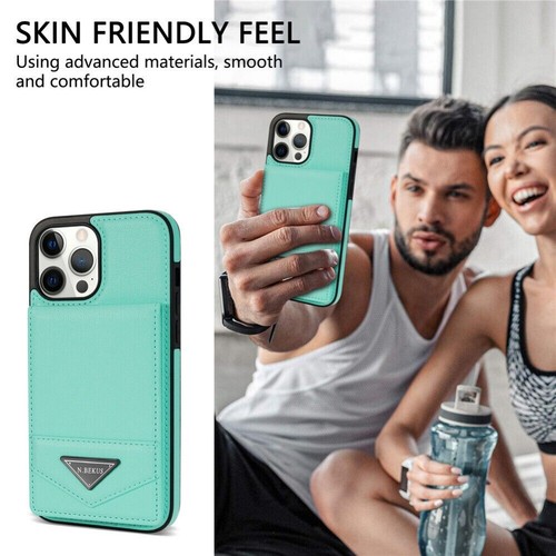 For iPhone 16 15 15 14 Pro Max Plus RFID Leather Wallet Card Case Flip Cover - Picture 70 of 79