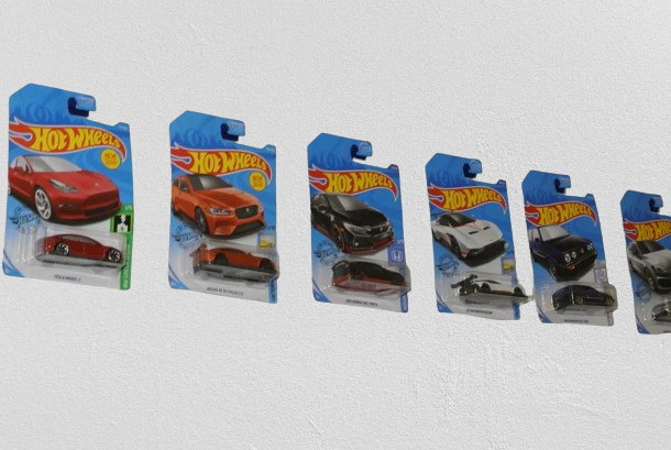 ホットウィール　hotwheels　ディスプレイ用　ハンガーフック The Original Hot Wheels Wall Mount/Toy Car Wall Hanger Hook - 8