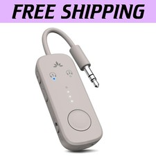 Bluetooth 5.3 Airplane Adapter - Stream Music to Two Headphones Simultaneously-