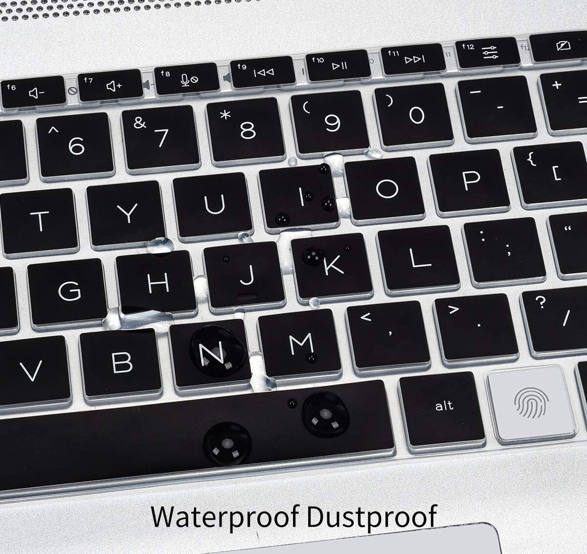 Laptop Keyboard Skin Cover Protector For HP Envy x360 17T Fingerprint Reader NEW