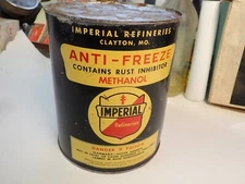 Vintage 1940s ? Imperial Anti-Freeze One Gallon Can Very Scarce !