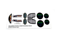 CUSTOM STICKERS for Batman Forever BATBOAT VEHICLE Bat Boat SET Kenner 1995