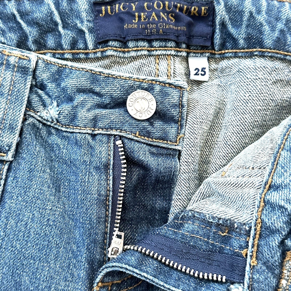 Juicy Couture Vinatge Jeans Flare Bell Bottom Bule Jeans