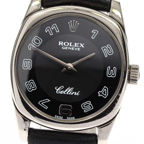 rolex-cellini-6229-9-k18wg-black-dial-quartz-ladies-watch-687114-ebay