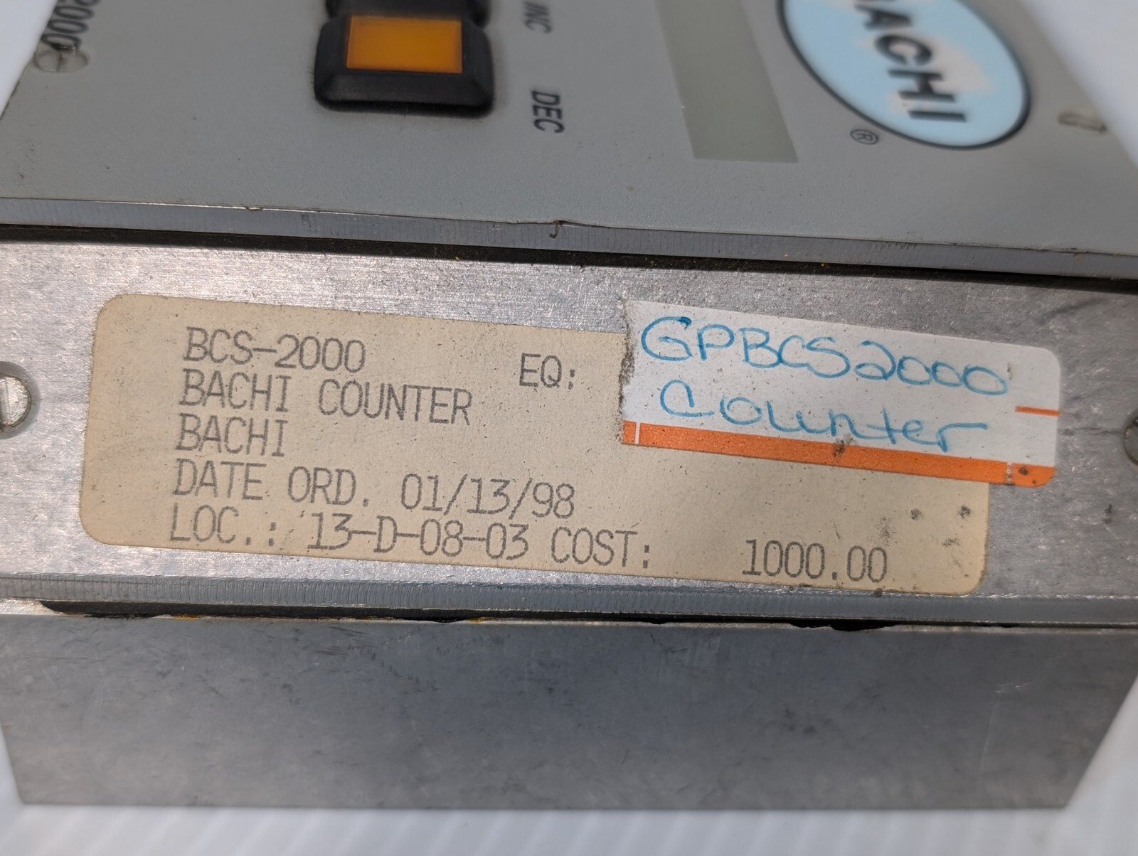 Bachi BCS2000 Programmable Digital Counter, BCS-2000 