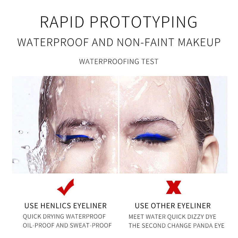 DNM Colorful Liquid Eyeliner Eye Liner Pen Long Lasting Eyes Makeup Waterproof - Image 4 of 4