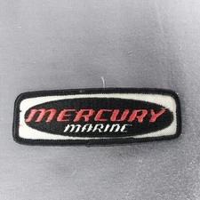 Mercury Marine New Old Stock 4" x 1 1/4" Sew On Patch Boating