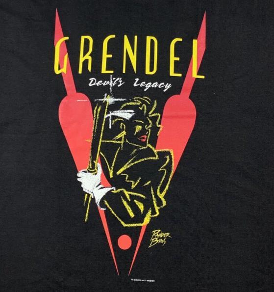 Matt Wagner Grendel Devils Legacy Graphitti T-Shirt Mens XL X-Large VTG 2000 NEW