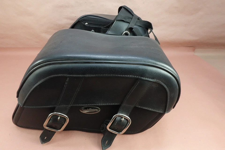 1998-2015 YAMAHA V STAR 650 XVS650 Classic SADDLEMEN Saddle Bags SaddleBags - Image 3 of 4