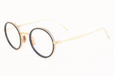 Oliver Peoples G. Ponti-2 1292T 6760 Brushed Brass / Brown Eyeglasses  clip