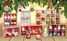 Weihnachtswichtel Deko Baumanhänger Wichtel Christbaumschmuck Holz Strickwichtel