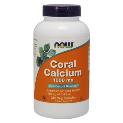 NOW FOODS, CORAL CALCIUM 1000mg 250 Veg. Kapseln SUPER PREIS