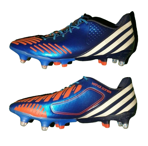 ADIDAS PREDATOR LZ BLUE/RED SG US7.5 UK7 FR40 2/3 JP255