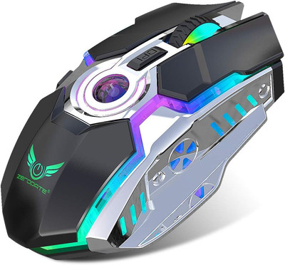 - Rechargeable Wireless Gaming Mice with USB Receiver and Decompress Crystal Bal