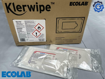 2 ECOLAB Klerwipe 70|30 IPA 100% Polyester Pouch Wipes Isopropyl alcohol 6600001