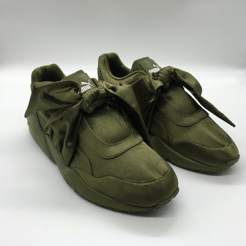 puma satin bow sneakers
