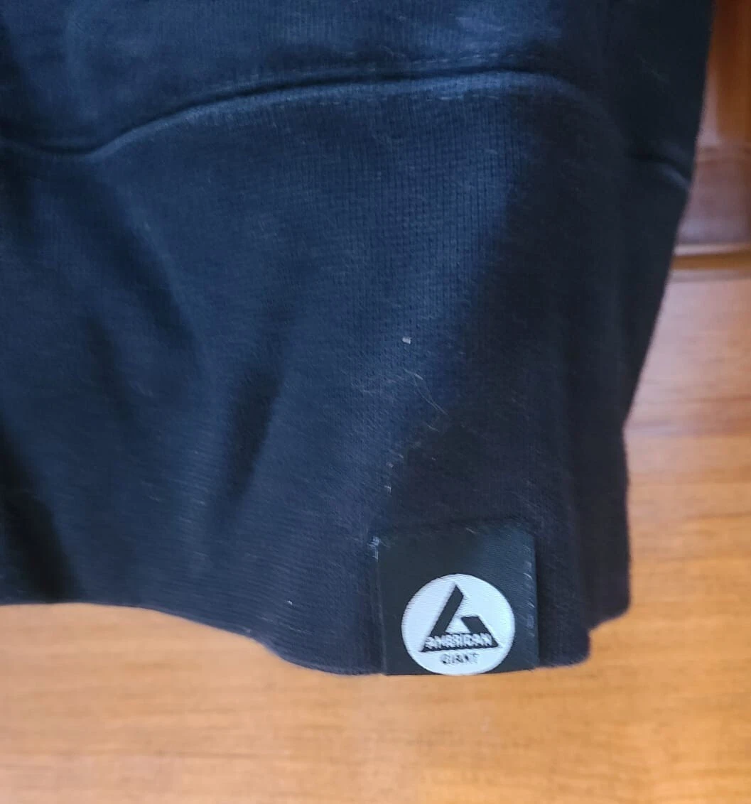 VETEMENTS Felpa con cappuccio pesante American Giant donna classica full zip taglia XS