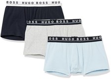 Hugo Boss Men 3-Pack Stretch Cotton Regular Fit Trunks Multi Size S 1609