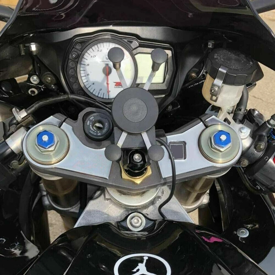 GPS Mobile Phone Mount Bracket Holder For Kawasaki NINJA 400/250 ZX-14R ZX-6RR - Image 4 of 4