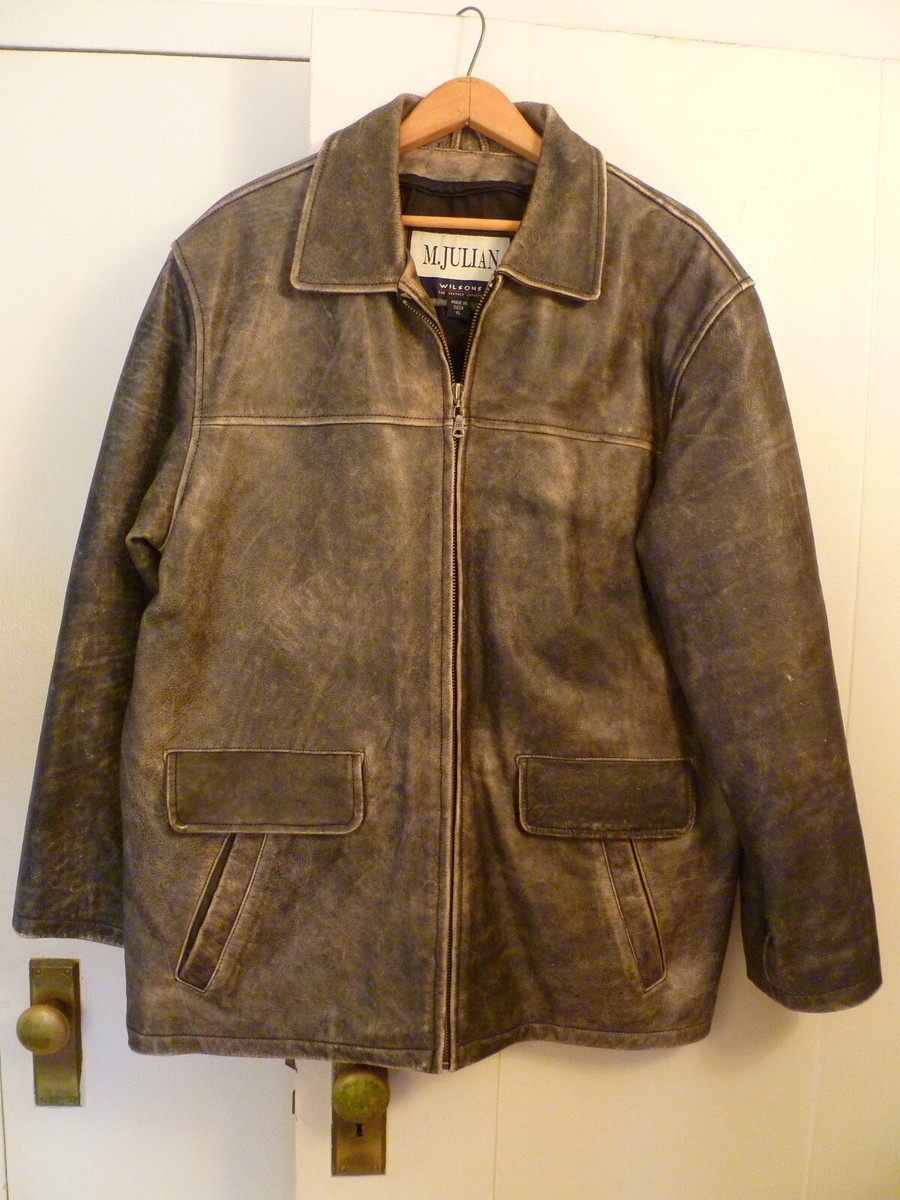 Wilsons M. Julian Supernatural Distressed Brown Leather Full Wilsons M. Julian Supernatural Distressed Brown Leather Full