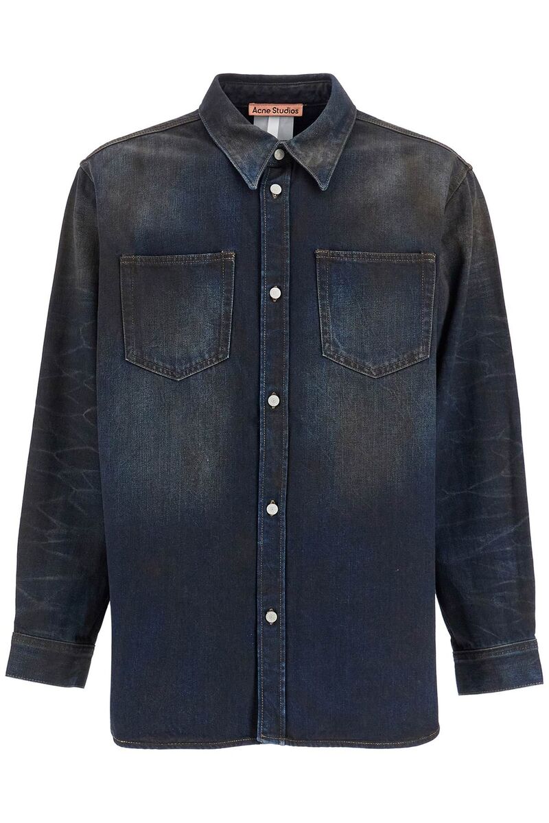ACNE STUDIOS Unisex denim shirt Men Tg. S CB0081 838 Blue | eBay ACNE STUDIOS Unisex denim shirt Men Tg. S CB0081 838 Blue | eBay