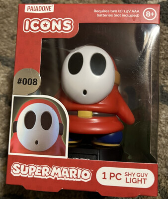 Nintendo Super Mario Bros 4+ Paladone Icon Light Up 3D  Figures