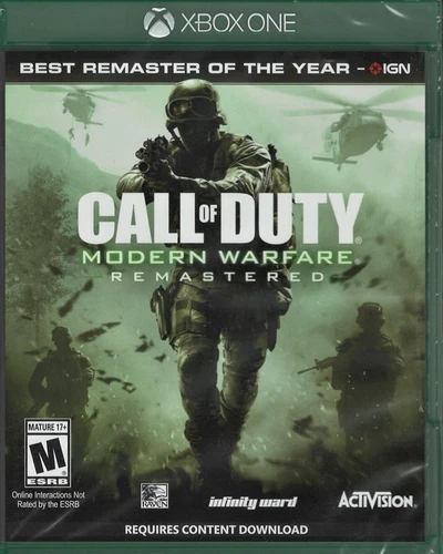 Call of Duty: Modern Warfare Remastered Xbox One (Brand New Factory Sealed US Ve