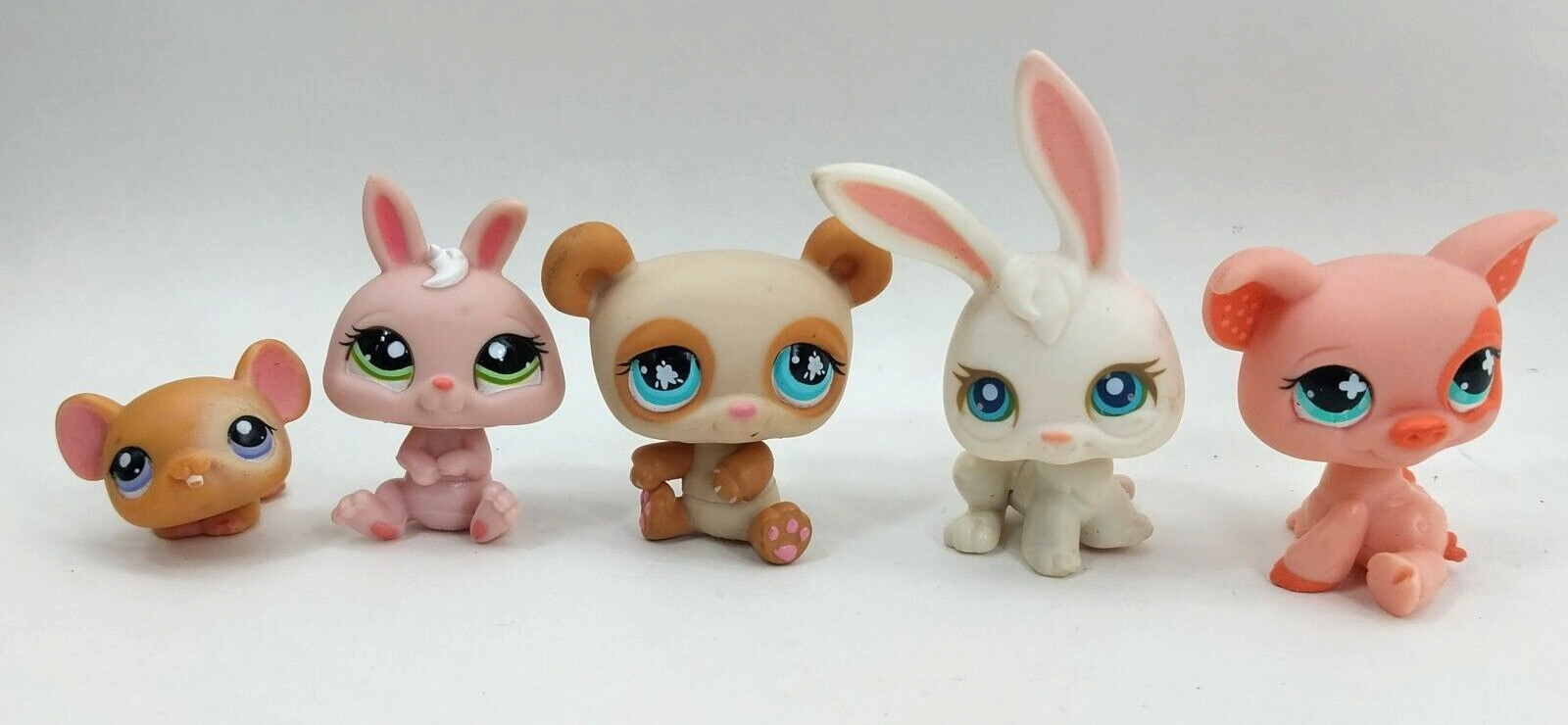 Lot of 5 Littlest Pet Shop Toys Figurines LPS - See Pics - Free Shipping