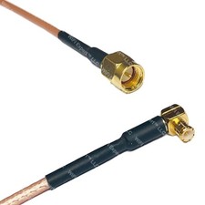 RG316 SMA MALE to MCX MALE ANGLE RF Cable Rapid-SHIP LOT