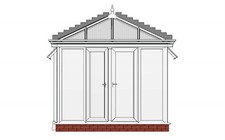 DIY 3m x 3m  'Orangery style' with Durabase Steel Base.