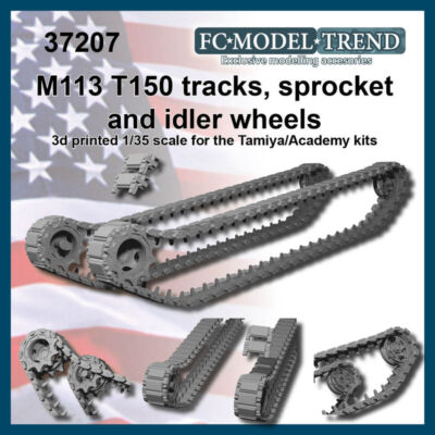 1/35 M113 T150 Tracks Sprocket & Idler Wheels for Tamiya/Academy kits