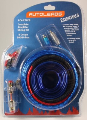 10mm Kabelset Autoleads inkl. Zubehör 10qmm Kabelkit Auto PKW 12V  Stromkabel