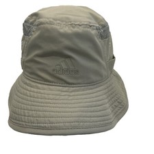 Adidas Aeroready Lt Tan Bucket Hat w Vented and Nylon Fabric with Adj Strap