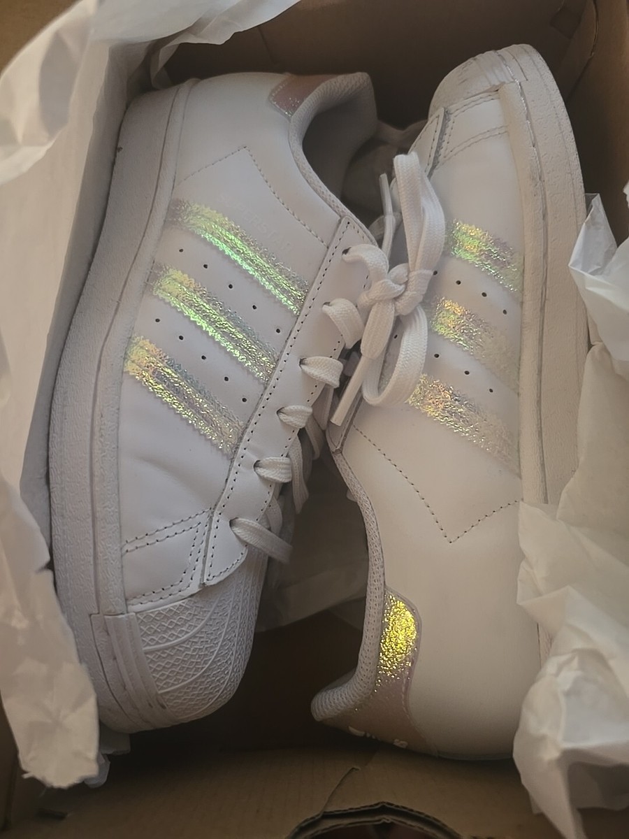 adidas Girls Superstar Grade-School White 7