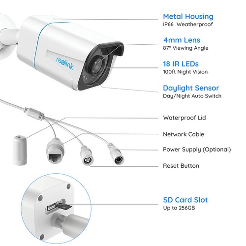 Reolink Telecamera PoE 4K per esterni per il rilevamento di persone/veicoli 810A - Bild 9 von 9