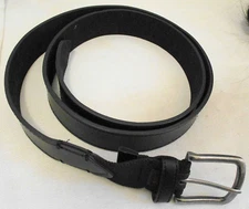 Boulder Creek Trading Co. Black Leather Belt 46/48 (SKU# 1283)