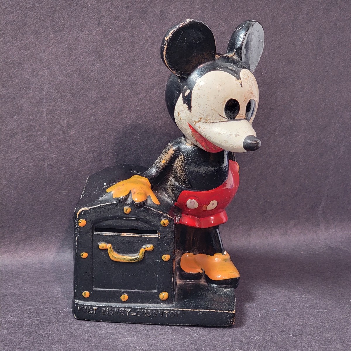 vintage Mickey mouth coinbank doll 【公式通販】
