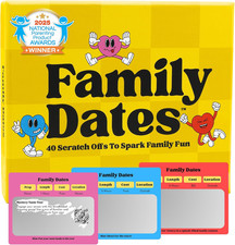 Family Dates 40 Scratch off Cards   Fun Activities  Date Night Ideas for Kids a