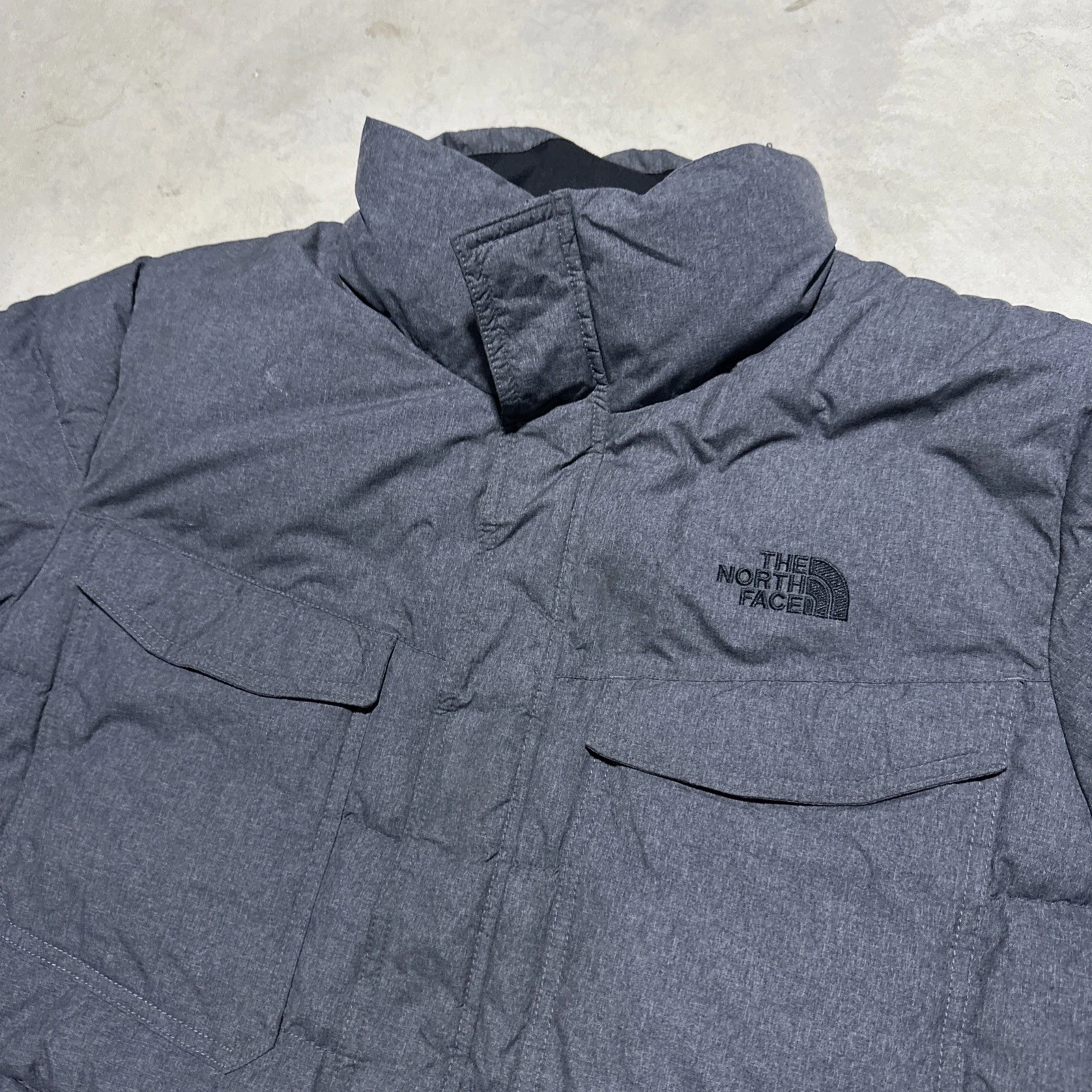 The North Face Far Northern 550 Goose Down Jacket Men’s XL Grey Full Zip - product detail image 2