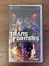 Transformers Revenge of the Fallen Sony PSP Complete CIB w/ Manual Tested
