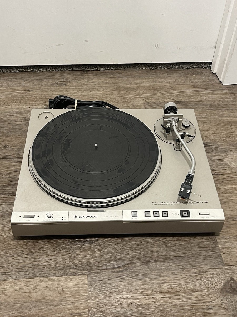 Kenwood KD-4100R Direct Drive Turntable | eBay