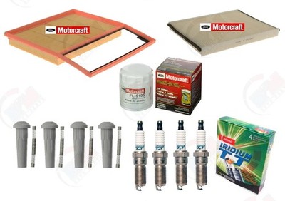 MOTORCRAFT Tune Up Kit w/ DENSO Iridium TT SMP Boots for 13-18 Ford C-MAX Fusion
